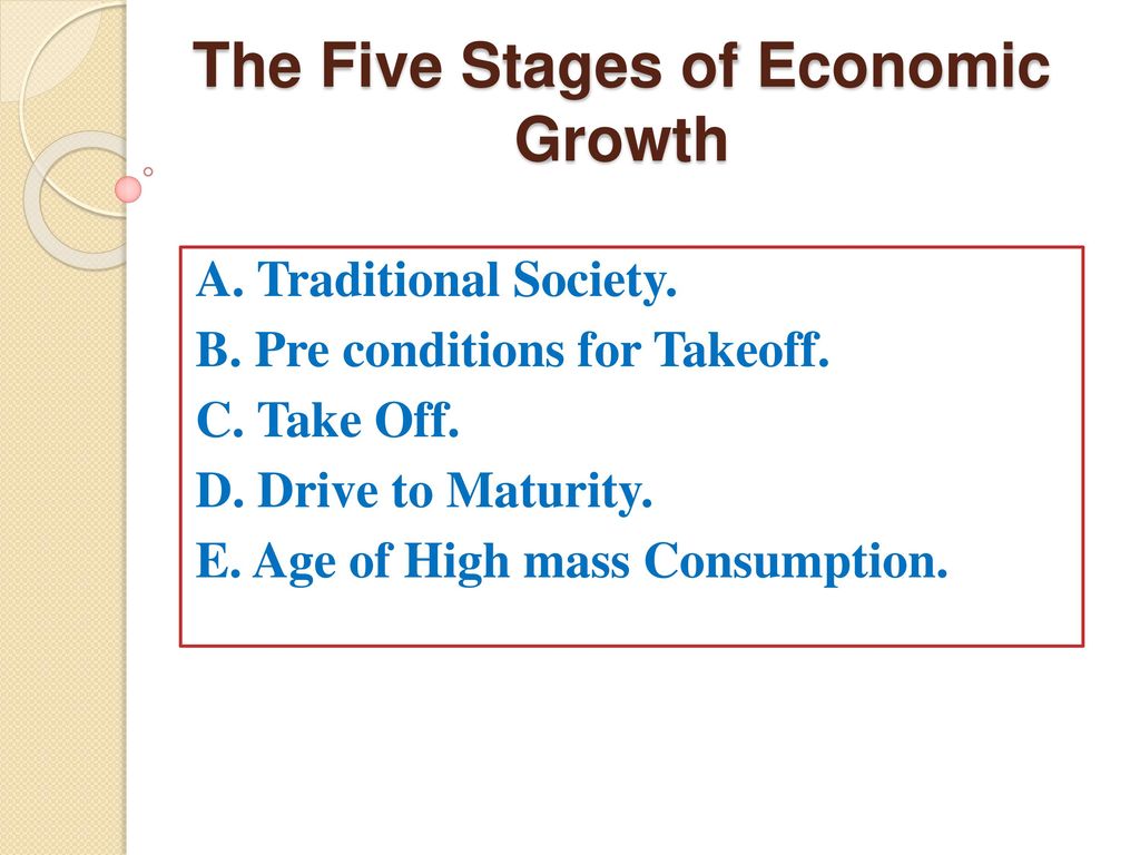 rostows stages of growth model