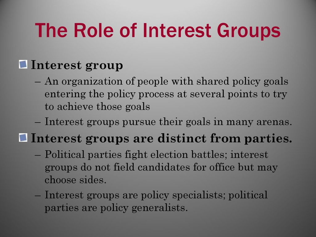 Interest Groups Chapter 11 Edwards, Wattenberg, And Lineberry - Ppt ...