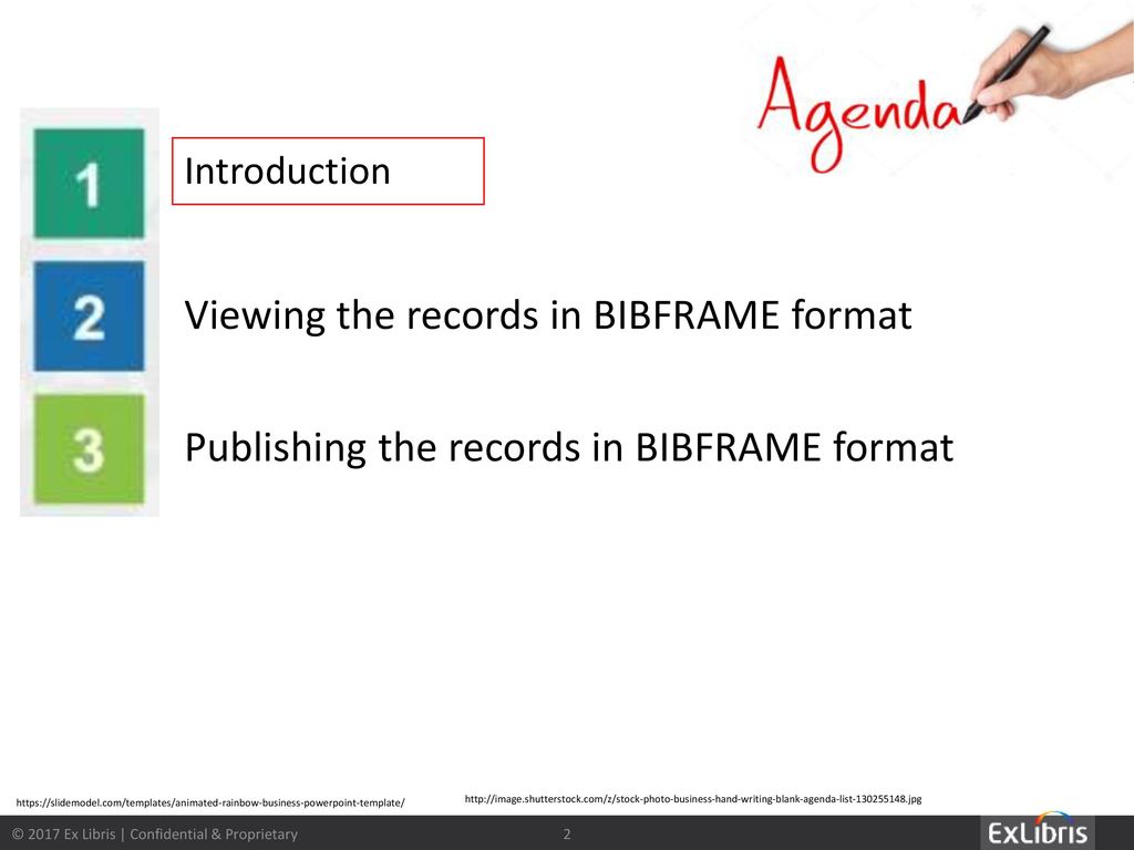 Viewing the records in BIBFRAME format