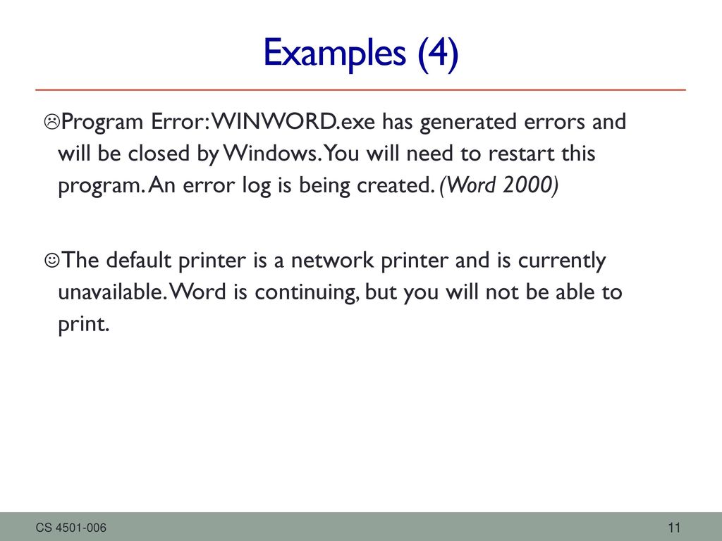 Error messages and other feedback ppt download