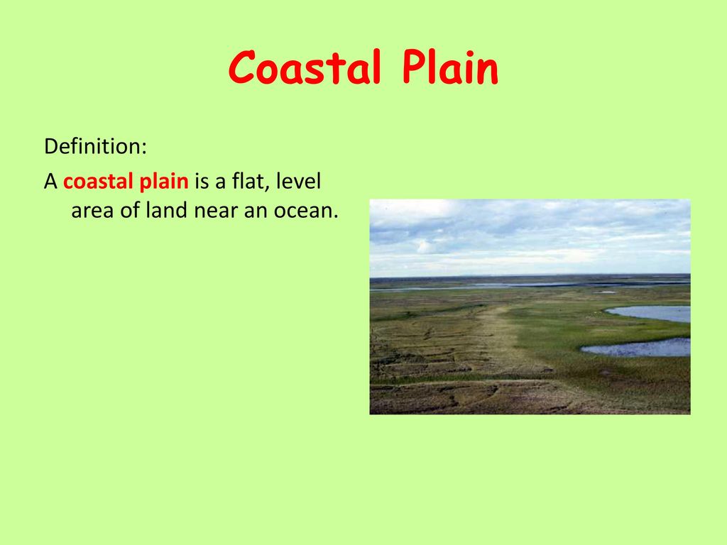 what is the definition of coastal plain