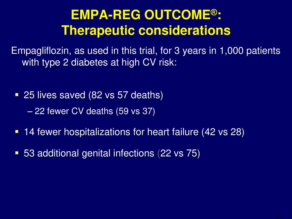 EMPA-REG OUTCOME®: Therapeutic considerations