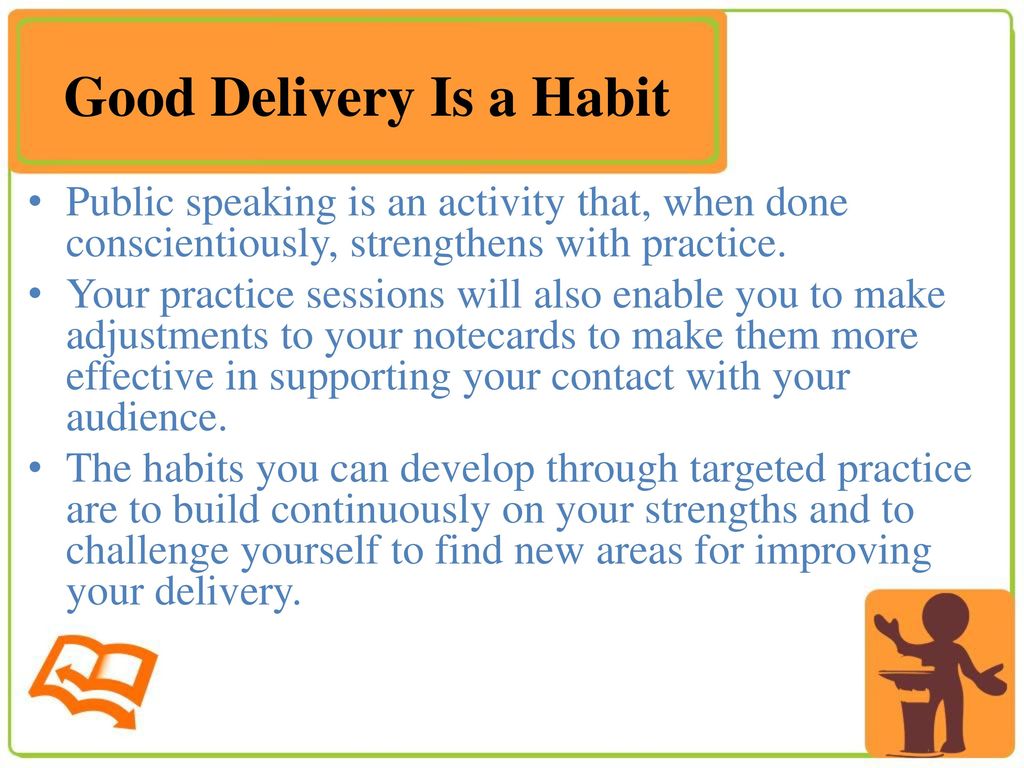 what makes a good speech delivery