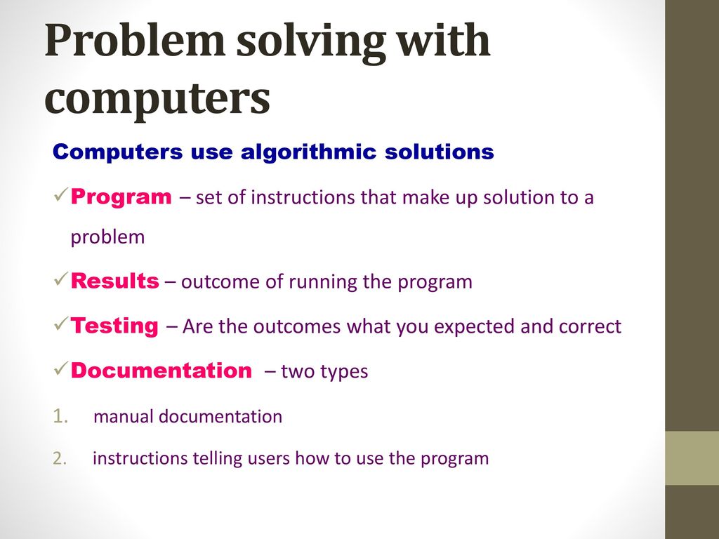 Problem solving concepts ppt download