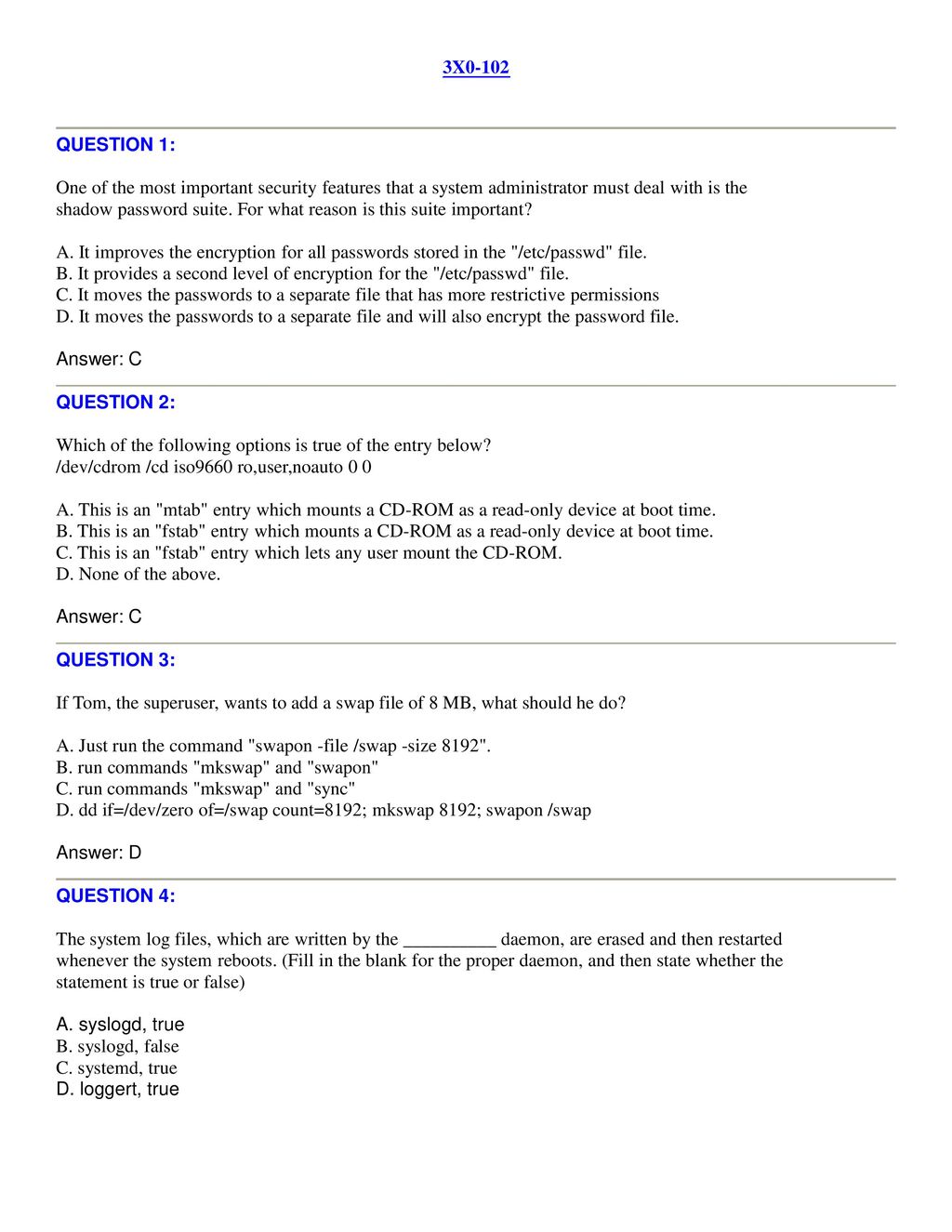 3x0 102 sair linux system administration level 1 ppt download