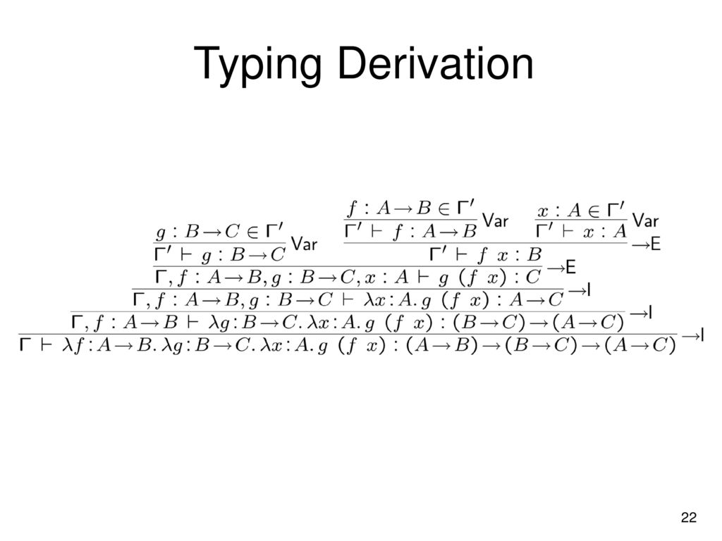 Cse 321 programming languages simply typed calculus ppt download