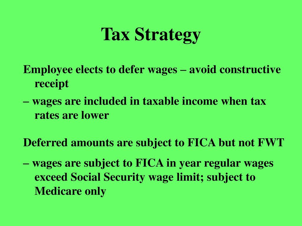 Non qualified deferred compensation ppt download