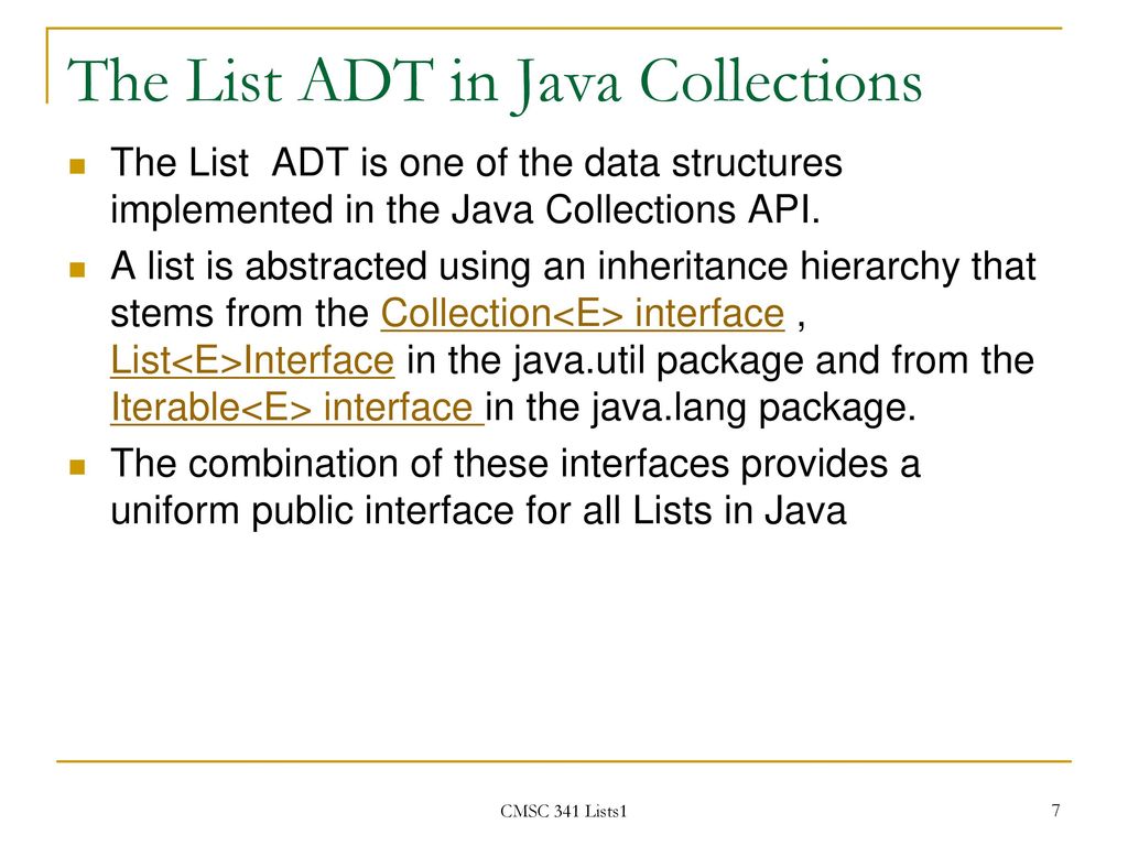 The List ADT Reading: Textbook Sections 3.1 – ppt download