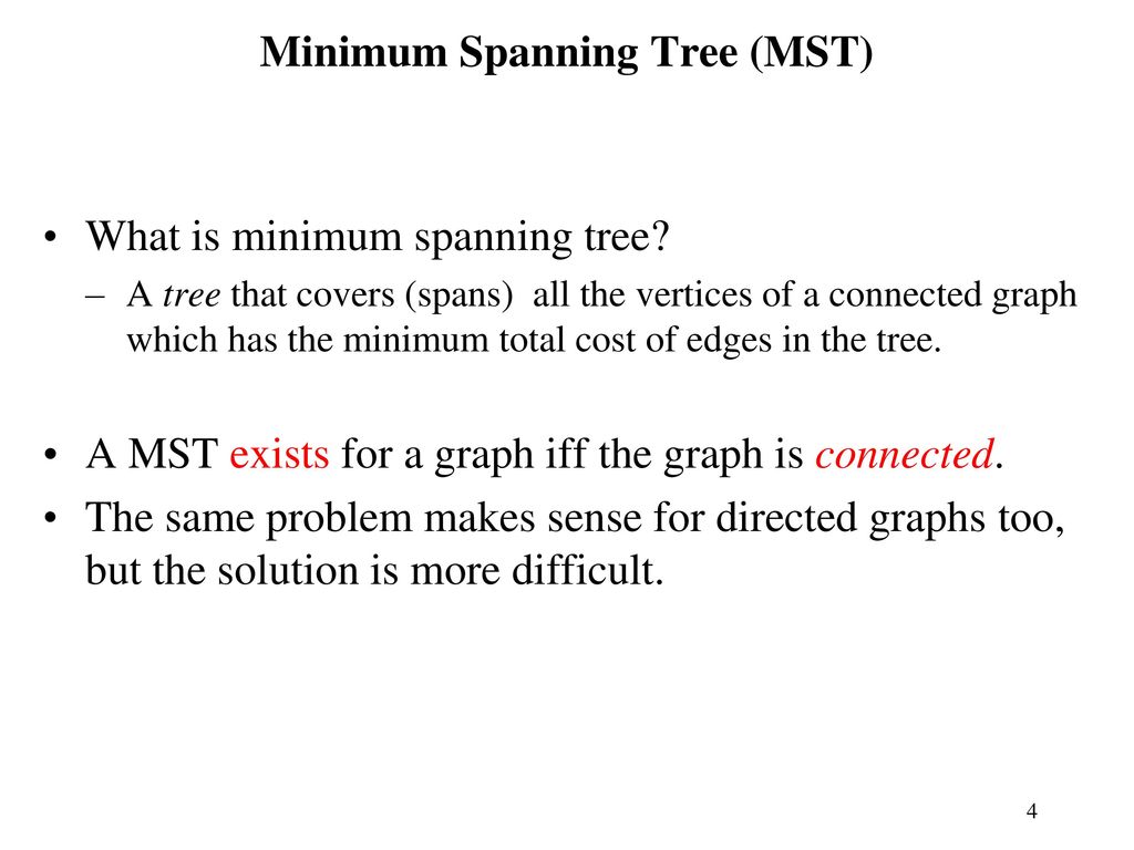 PPT - Minimum Spanning Trees PowerPoint Presentation, free
