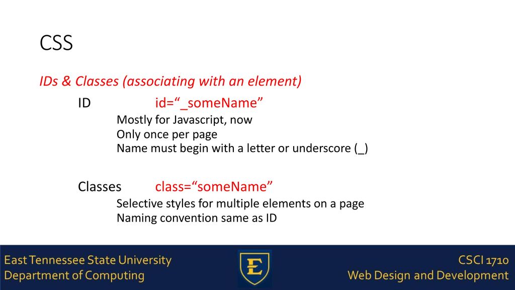 9 - High Points CSCI Introduction to Web Development and Design - ppt ...