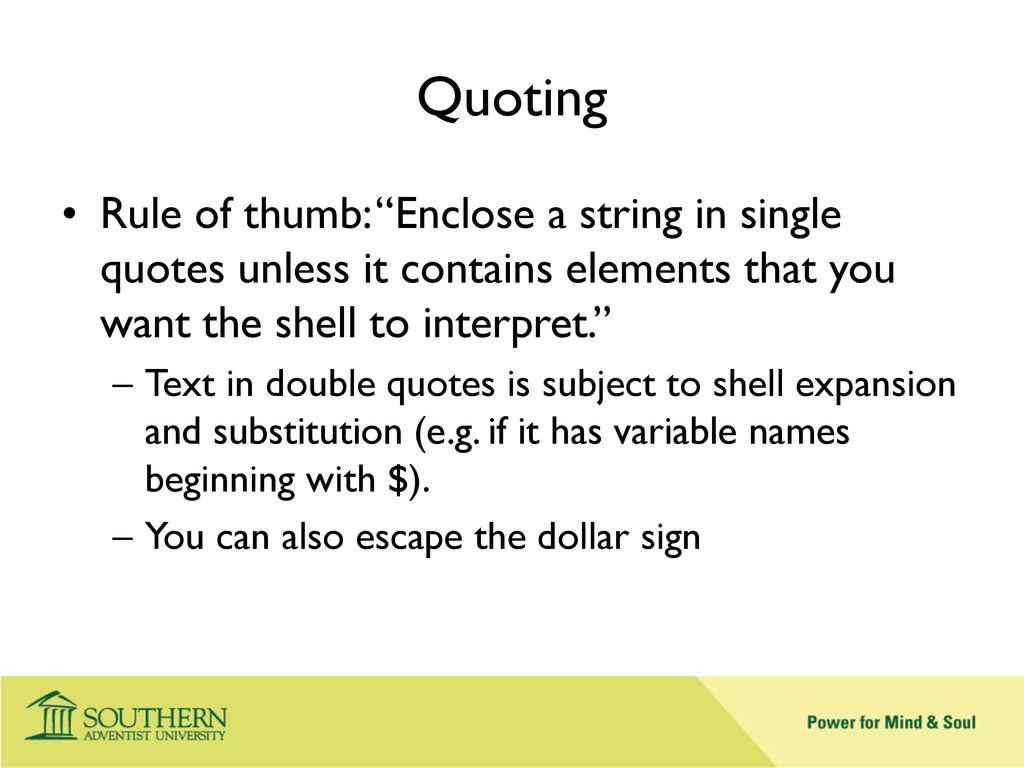 Bash introduction adapted from chapters 1 and 2 of bash cookbook by