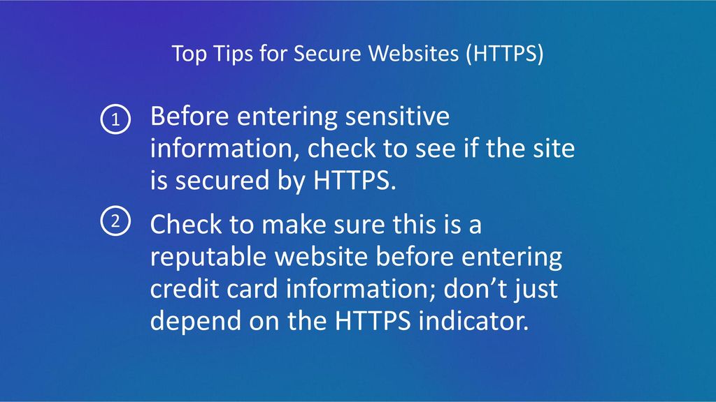 Top Tips for Secure Websites (HTTPS)
