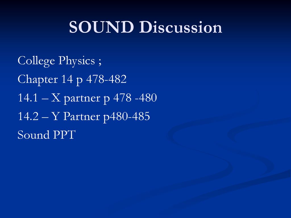 Sounds and Waves. - ppt download