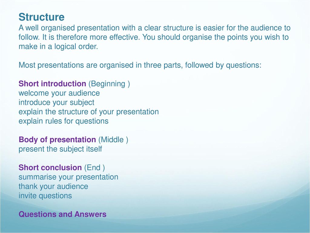 Successful Presentations In English Ppt Download