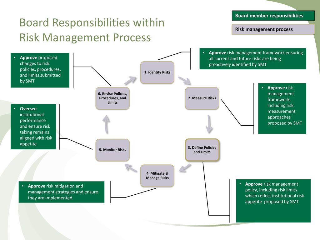Board Responsibilities within Risk Management Process