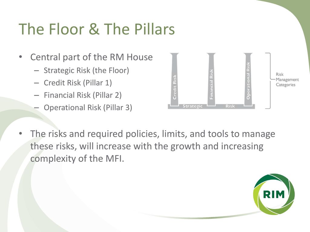 The Floor & The Pillars Central part of the RM House