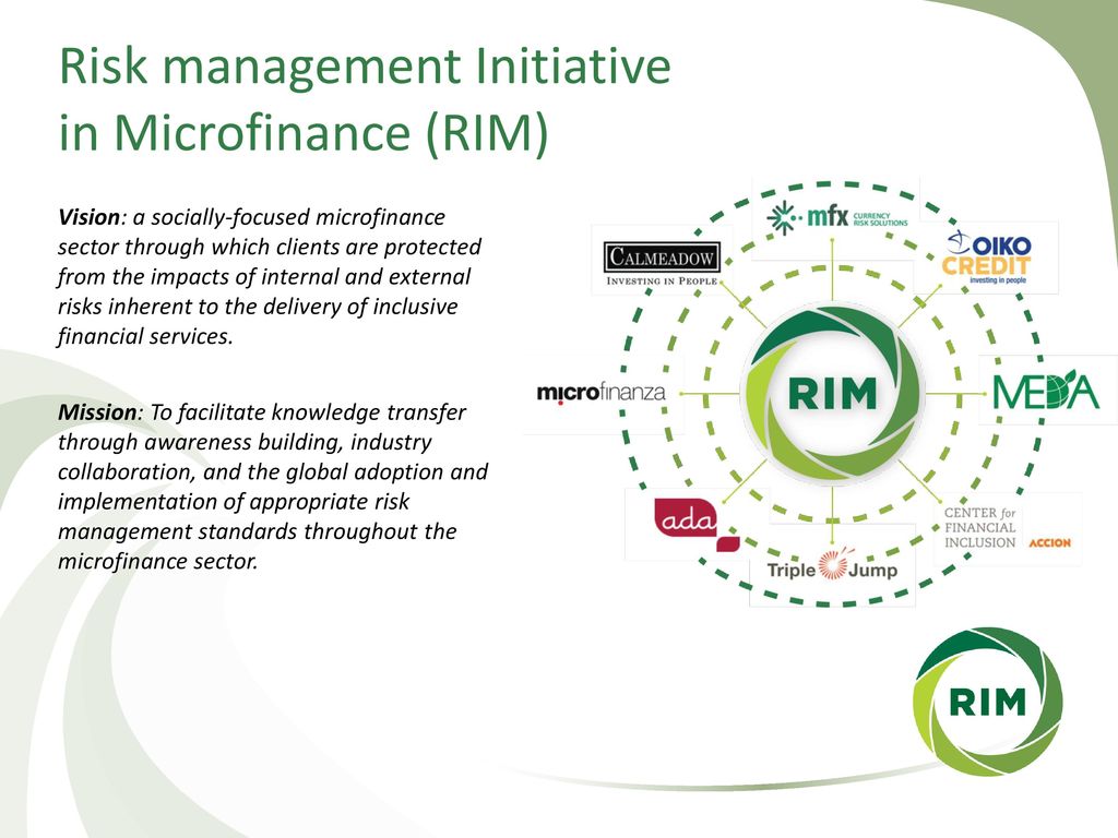 Risk management Initiative in Microfinance (RIM)