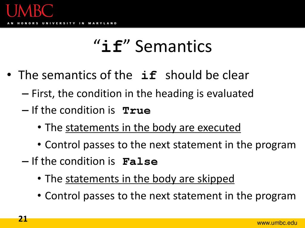 CMSC201 Computer Science I for Majors Lecture 06 – Decision Structures ...