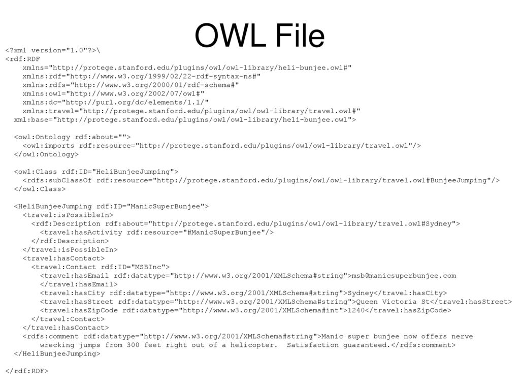 OWL File < xml version= 1.0 >\ <rdf:RDF