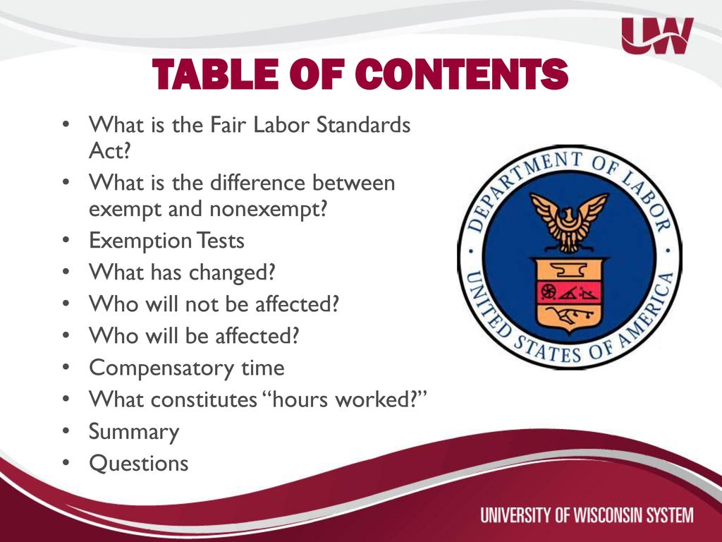 FLSA Change Information ppt download