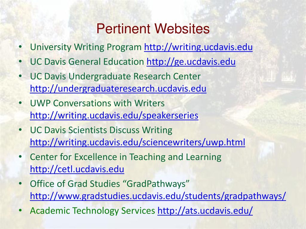 A Science Writing Culture In The Research University Curricula department-of-orthopaedic-surgery-uc-davis-health
