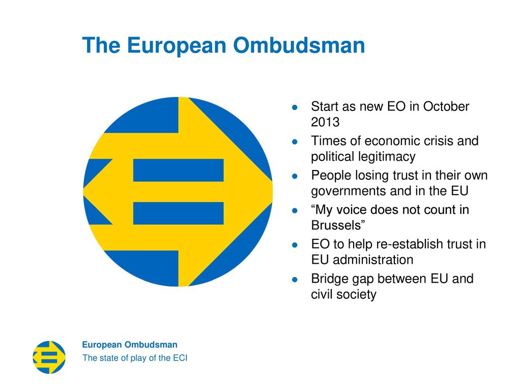 The European Ombudsman - Ppt Download