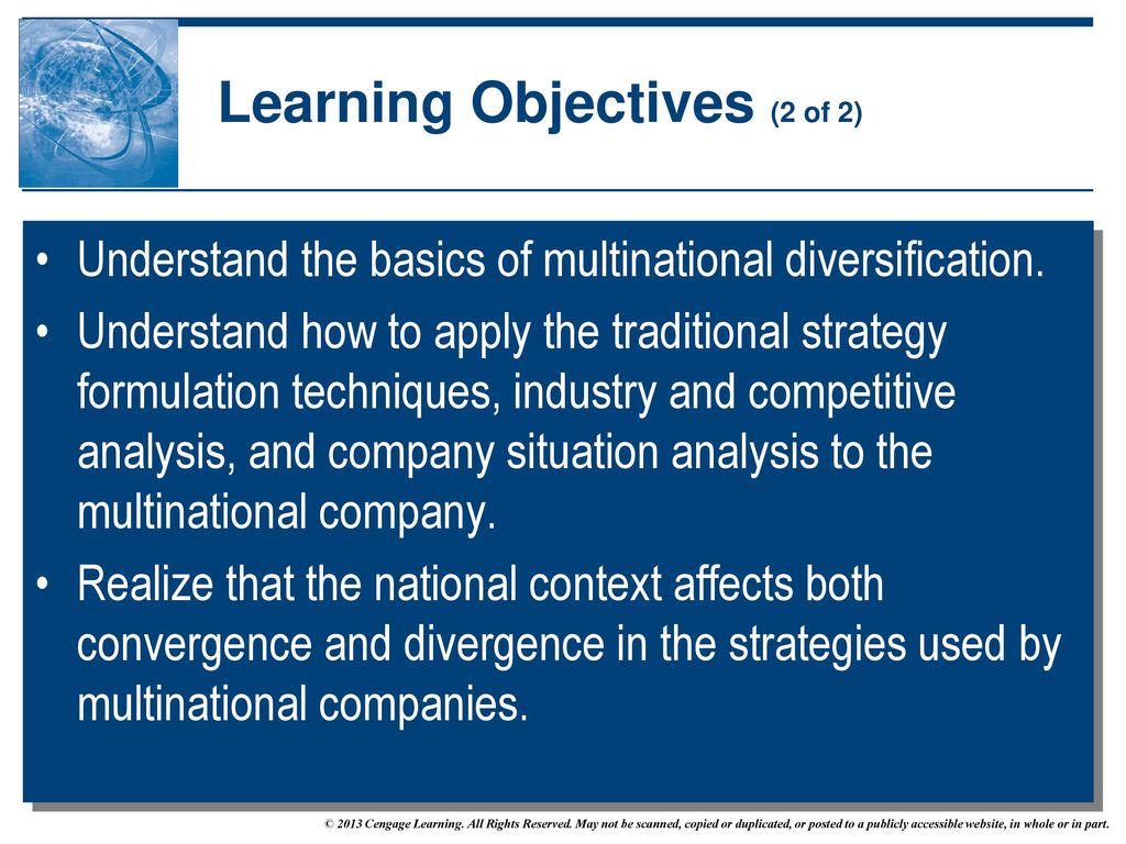 Learning Objectives (2 of 2)