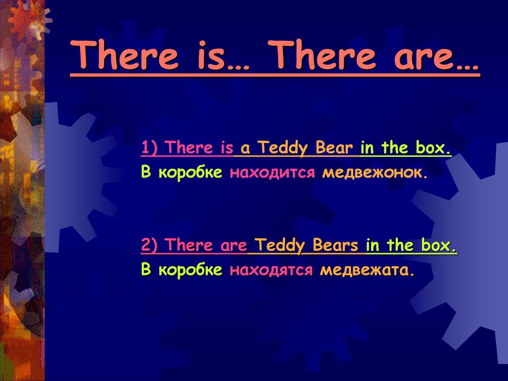 Sentences With There Is There Are