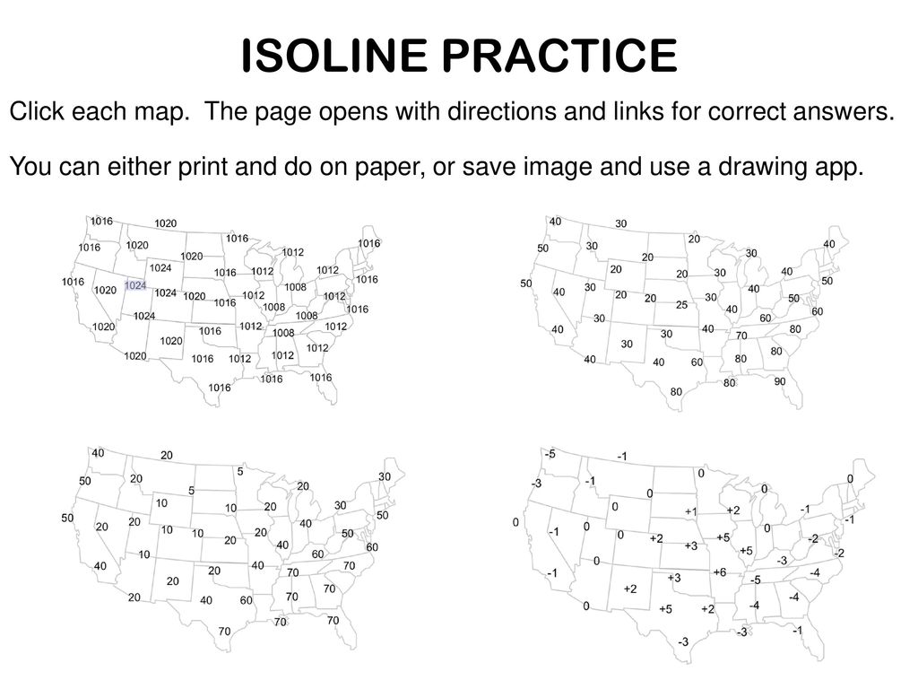 Draw temperature isolines at a 1o C interval. ppt download