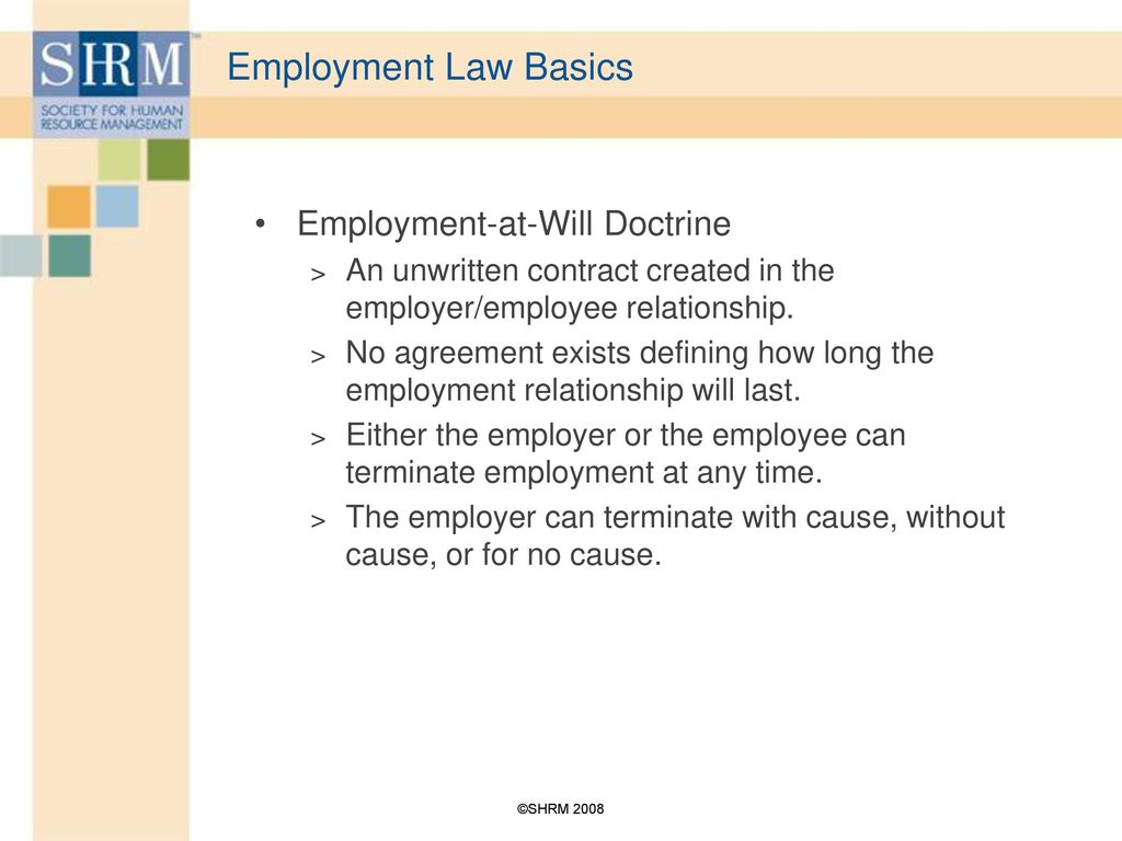 Employment Law Basics. - Ppt Download