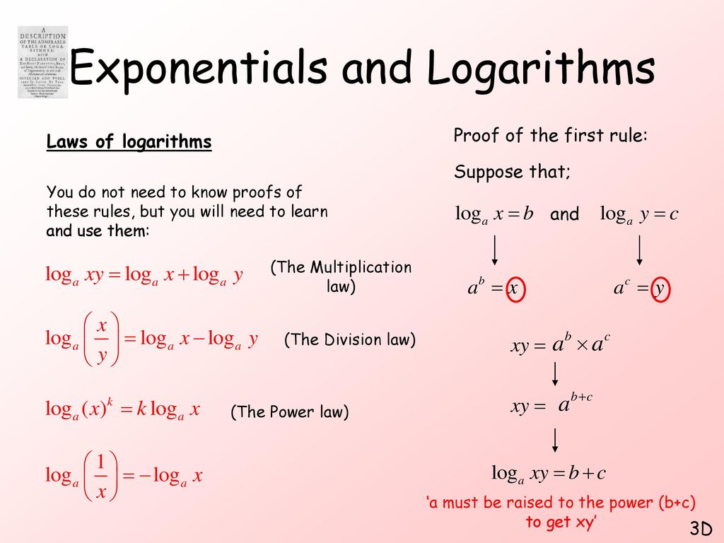 Exponentials and Logarithms - ppt download