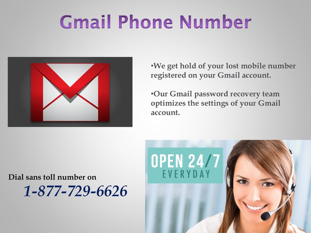 Gmail Phone Number We get hold of your lost mobile number registered on your Gmail account.