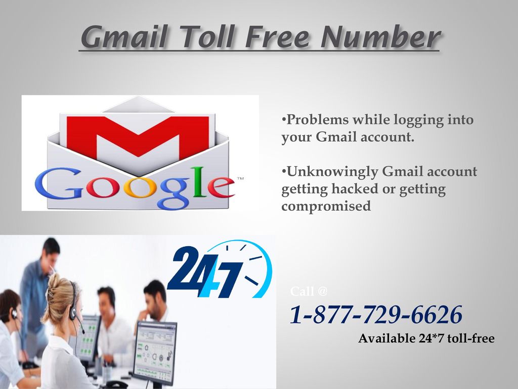Gmail Toll Free Number