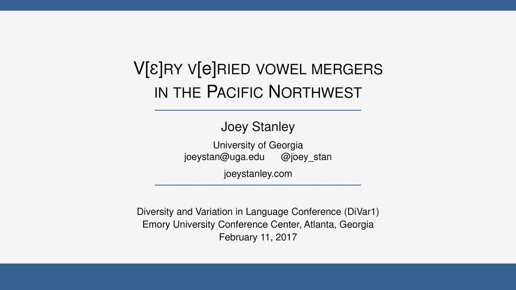 V[ɛ]ry v[e]ried vowel mergers in the Pacific Northwest