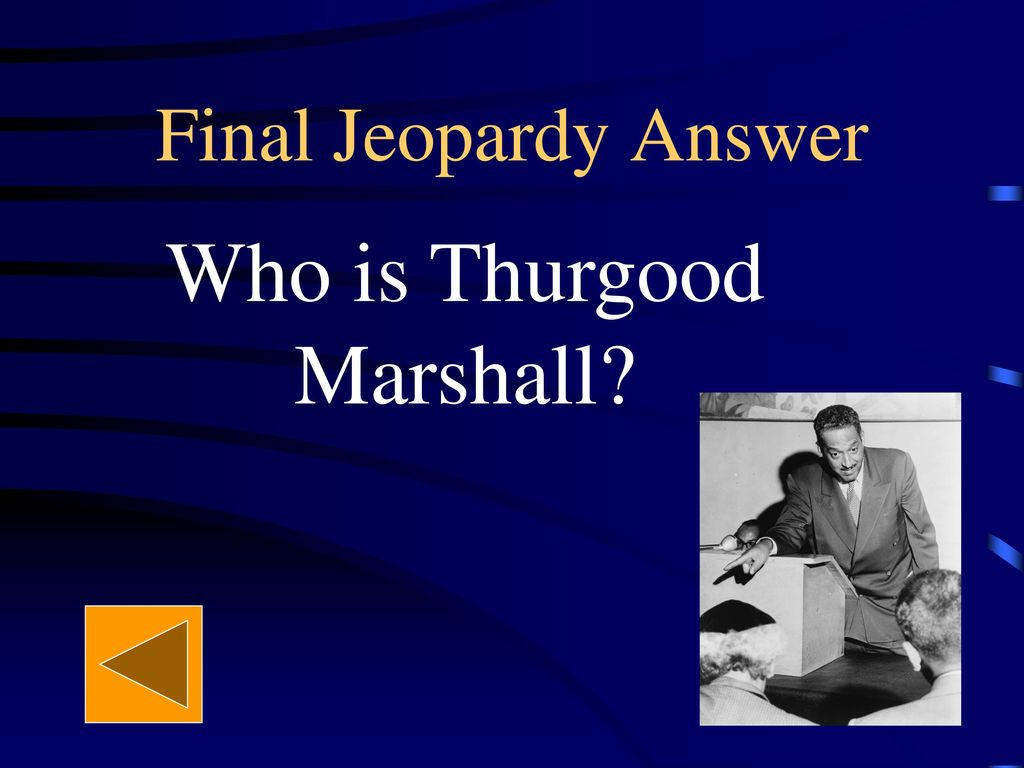 Who is Thurgood Marshall
