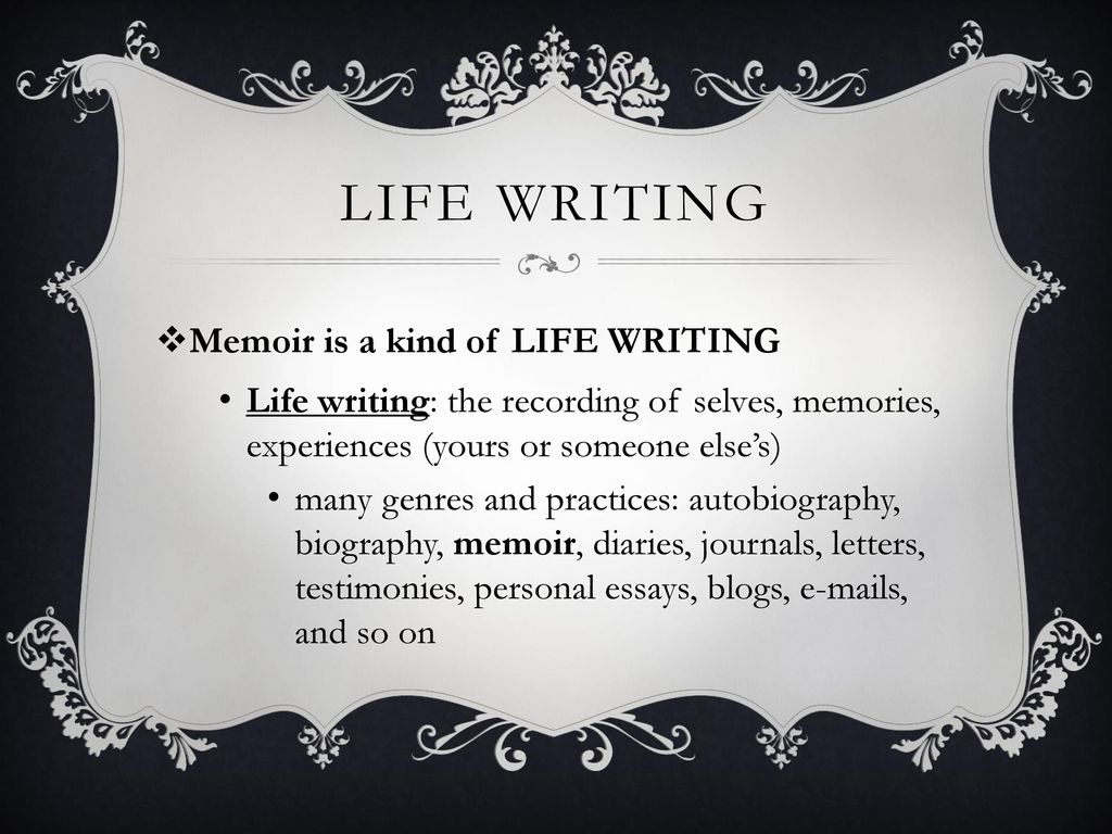 Introduction to Memoir - ppt download