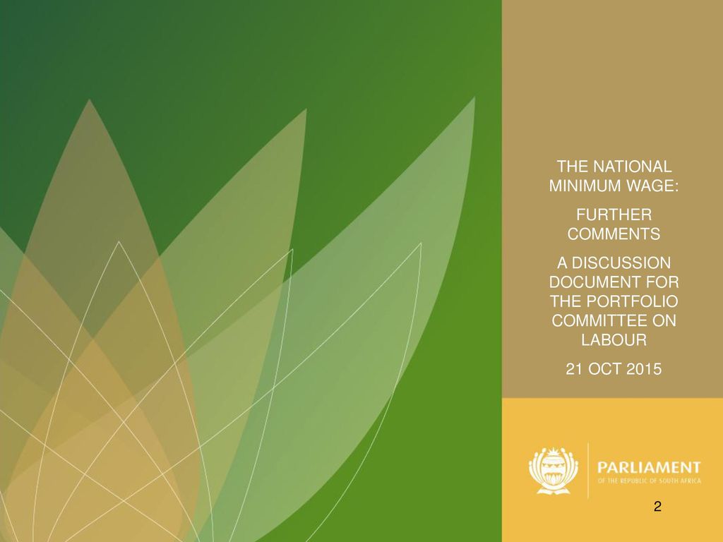 THE NATIONAL MINIMUM WAGE Ppt Download the-national-minimum-wage-ppt-download
