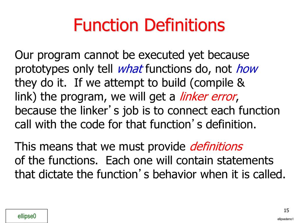 Introduction to Programmer-Defined Functions - ppt download