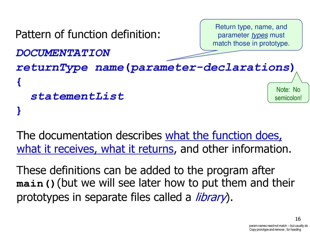 Introduction to Programmer-Defined Functions - ppt download