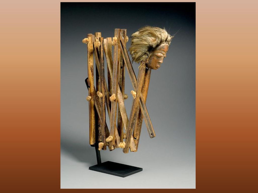 Divination Instrument (Galukoji), Pende peoples, Democratic Republic of the Congo, Mid-20th century, Wood, fiber, feathers, H.
