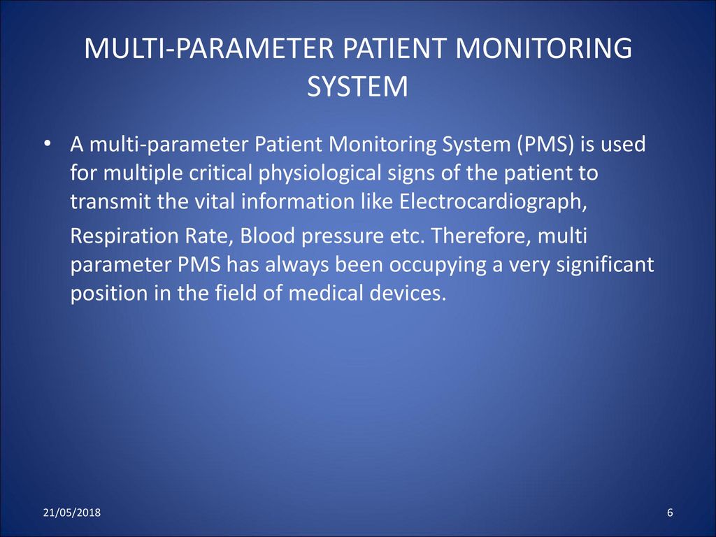 MULTI-PARAMETER PATIENT MONITORING SYSTEM