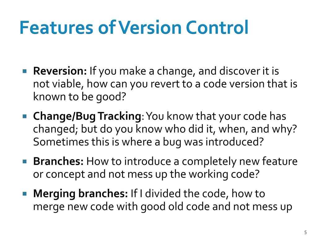 Version Control CS These slides were created by Kevin Schenk, BS in ...