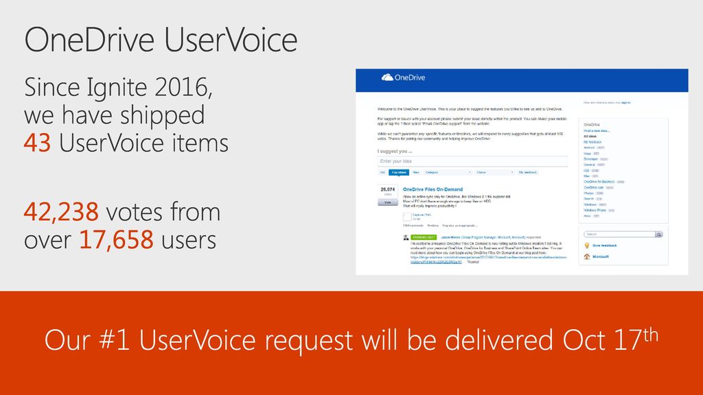 Our #1 UserVoice request will be delivered Oct 17th