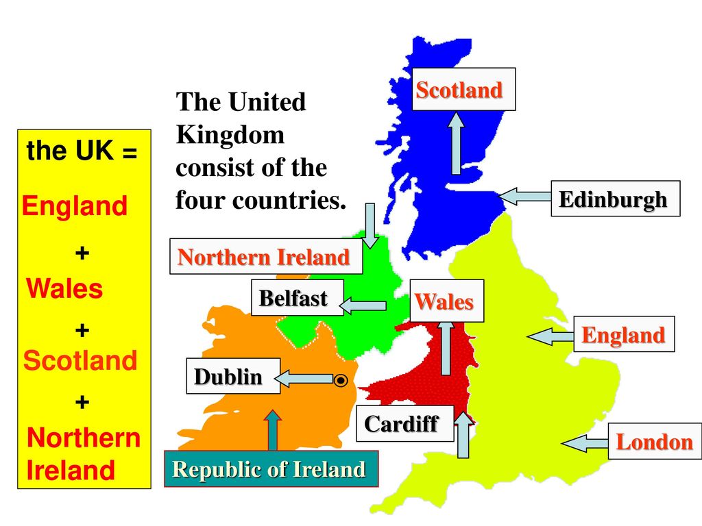 The uk consists of countries. The United Kingdom consists of. Лондон Эдинбург Кардифф и Белфаст. Королевство Нортхен. Из чего состоит Юнайтед кингдом.