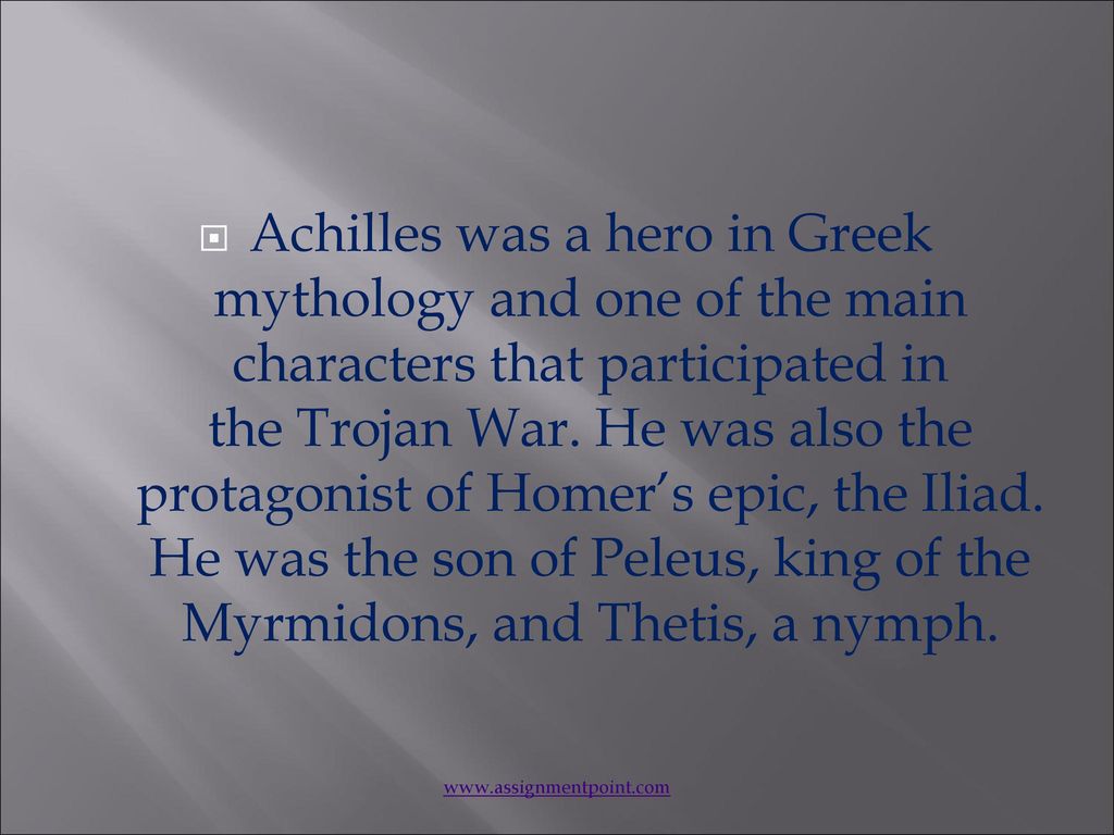 Greek Hero Achilles Ppt Download Greek Hero Achilles Ppt Download