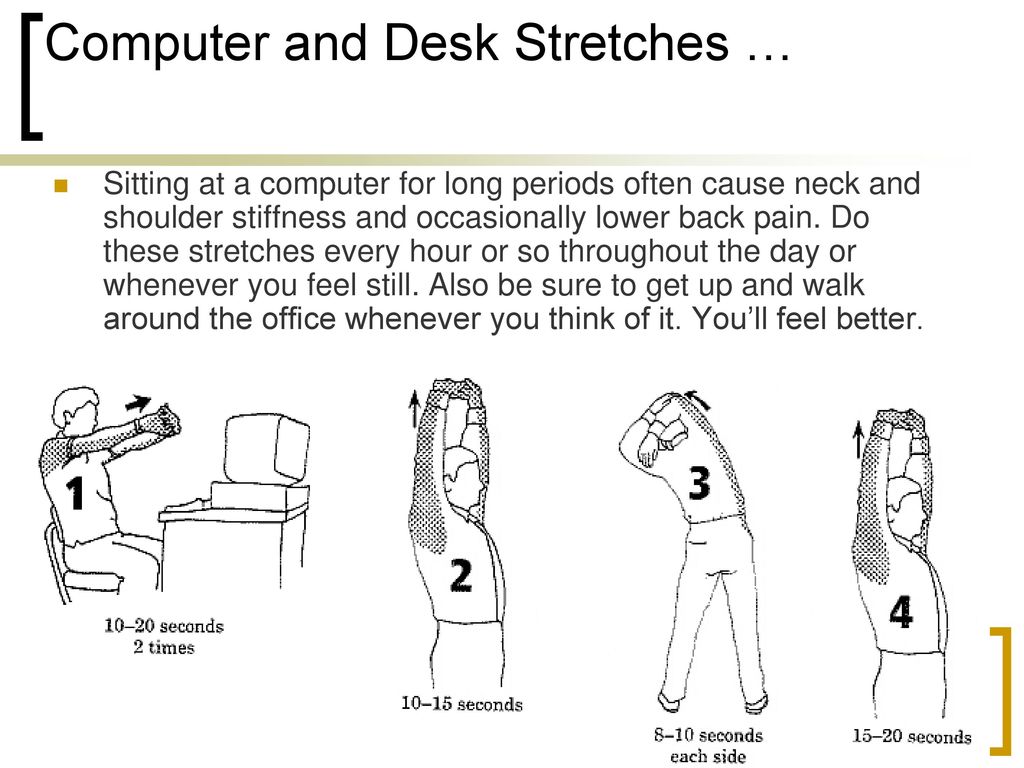 Ergonomic Tips For Computer Users Ppt Download