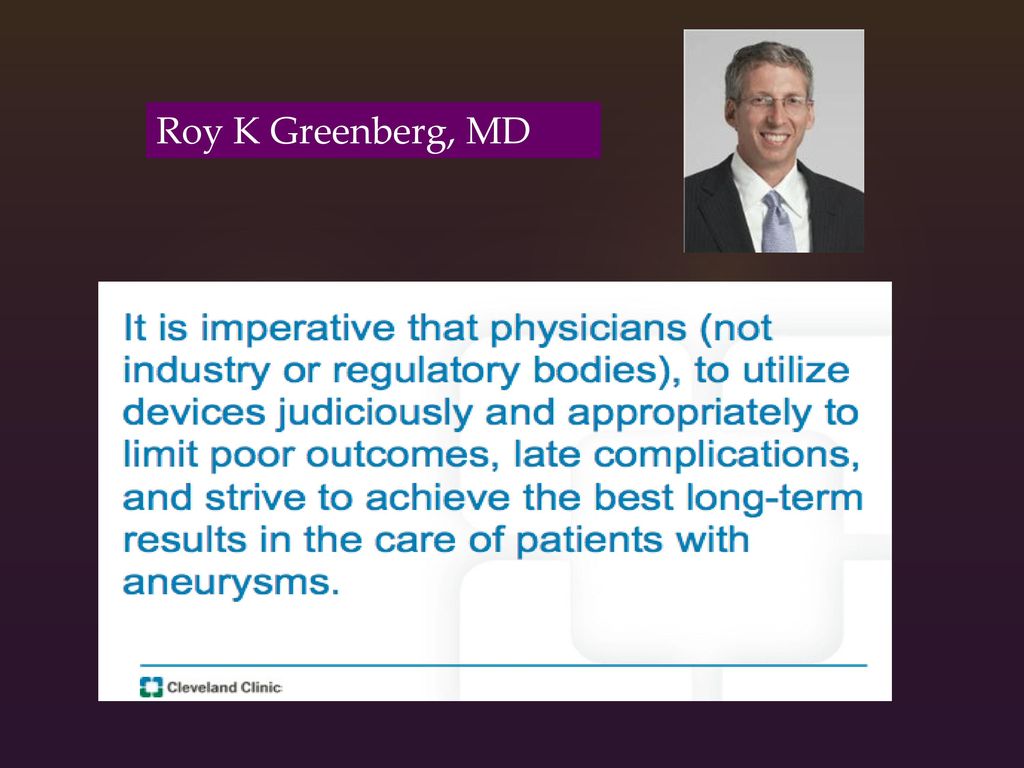 Roy K Greenberg, MD