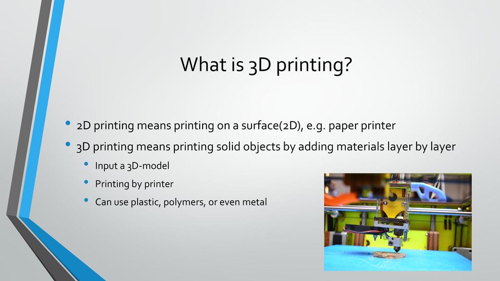 3D printing workshop to 3D - ppt download