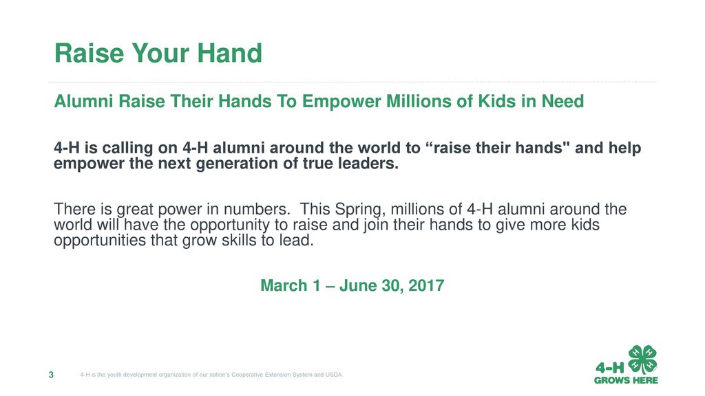Raise Your Hand Alumni Raise Their Hands To Empower Millions of Kids in Need.