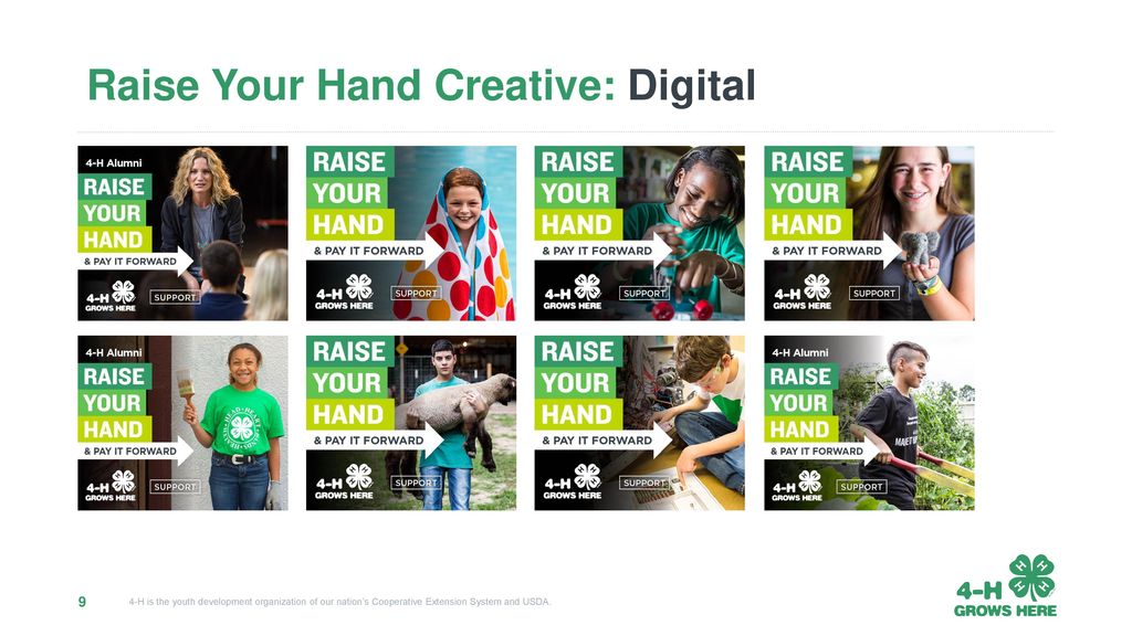 Raise Your Hand Creative: Digital